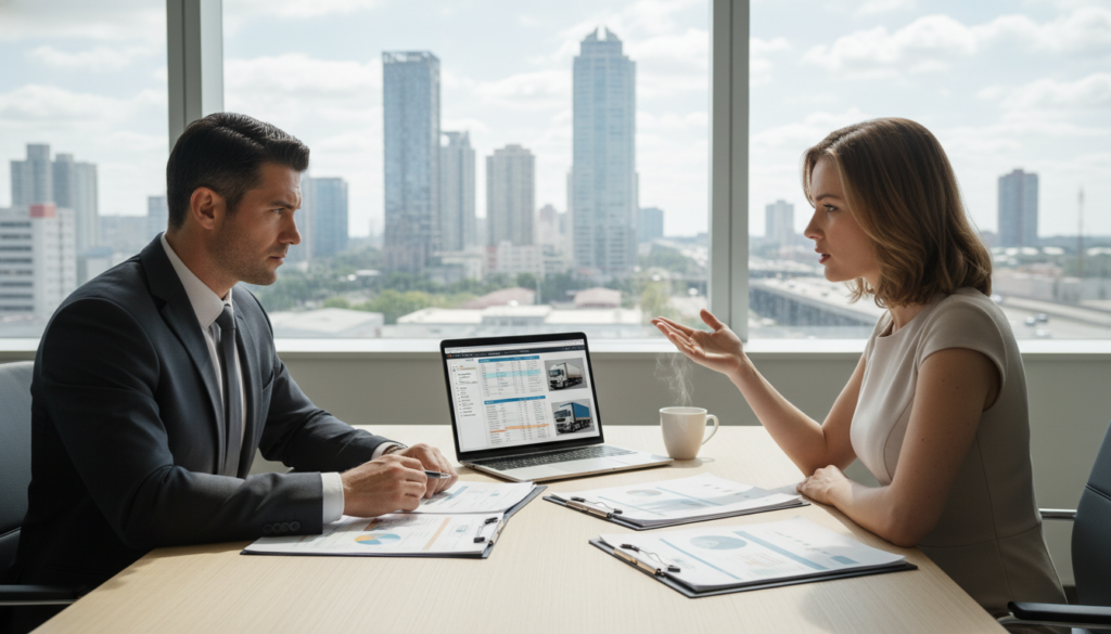 no rego truck sale negotiation