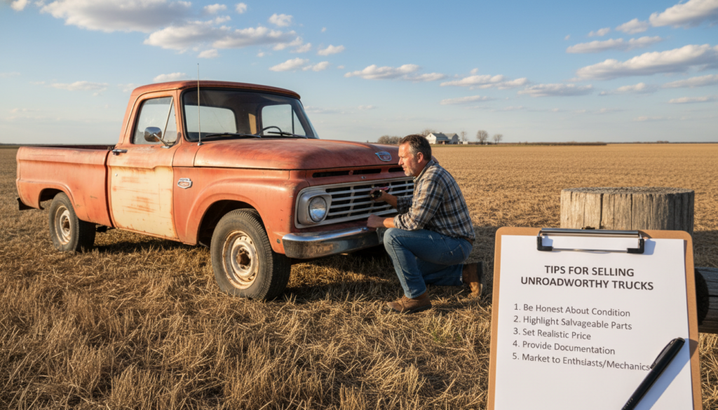 unroadworthy truck sale tips